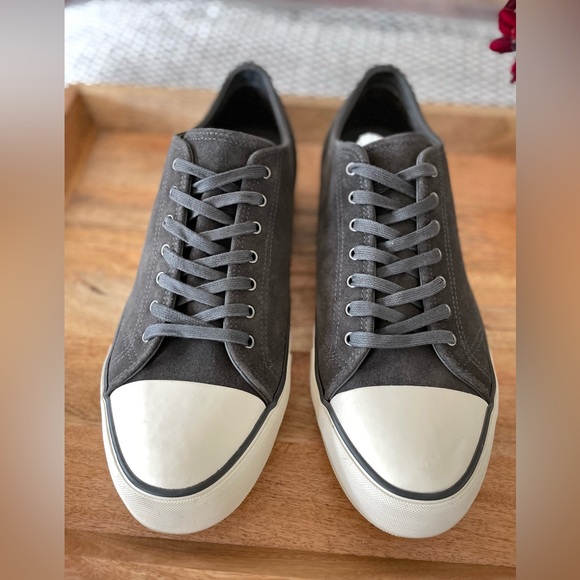 Thursday Boot Co. Retro Low Top Sneakers Size 14 Gray Suede Casual Shoes $160 - Picture 4 of 13